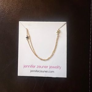🎁🎁New Jennifer Zeuner gold 2 strand star necklace. 16-18”.